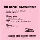 the big pink - melbourne 1971